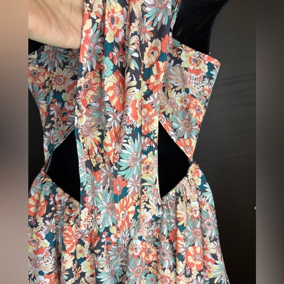 Unbranded women’s All Over Print Short Romper Sleeveless Jumpsuit Ruffle Dress - Picture 9 of 11